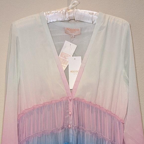 NWT Rococo Sand Ombré Pastel Maxi Dress - Picture 5 of 15